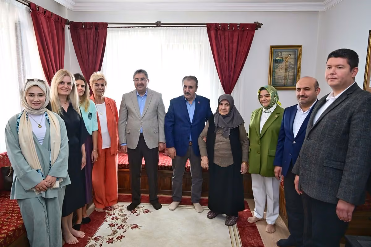 Eskişehir heyetinden BBP Lideri Mustafa Destici’ye Günyüzü’nde ziyaret