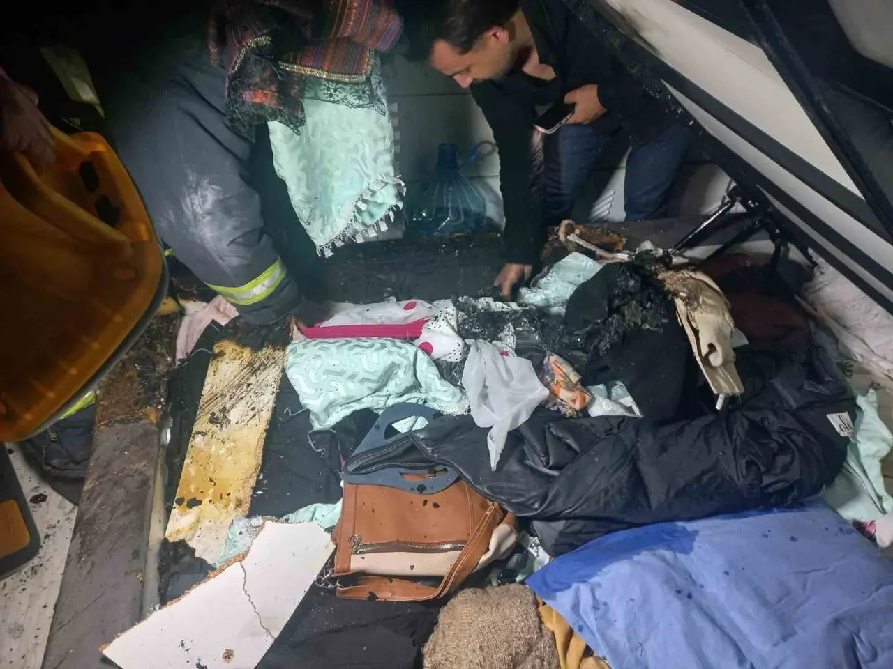 Van’da ev yangını
