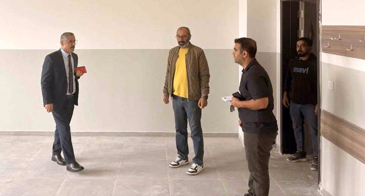 Araban TOKİ alanındaki 32 derslikli okul inşaatında sona gelindi