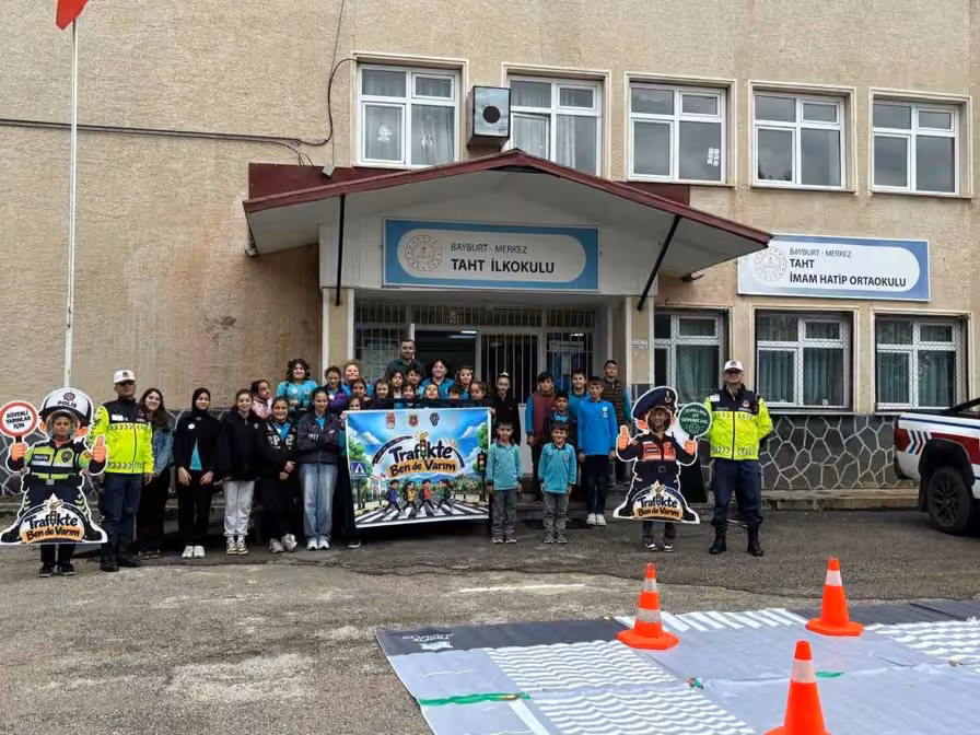 ‘Trafikte Ben de Varım’ projesi köy okulunda başladı