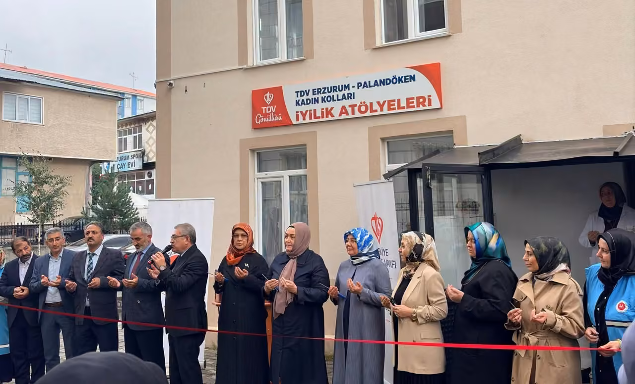 Erzurum’da "İyilik Atölyeleri" dualarla hizmete açıldı