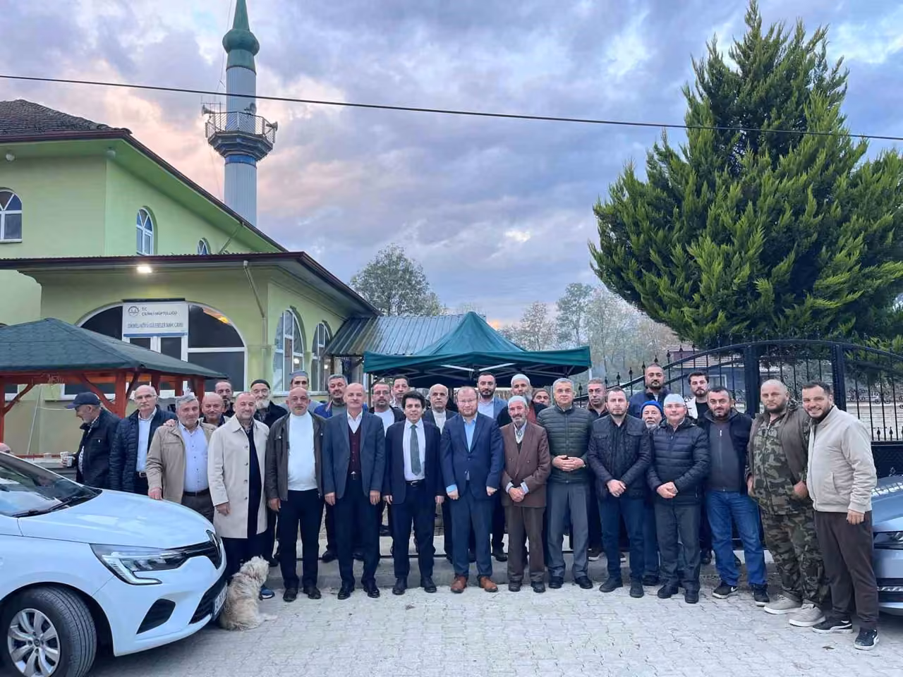 Dikmeli köyünde sabah namazı buluşması