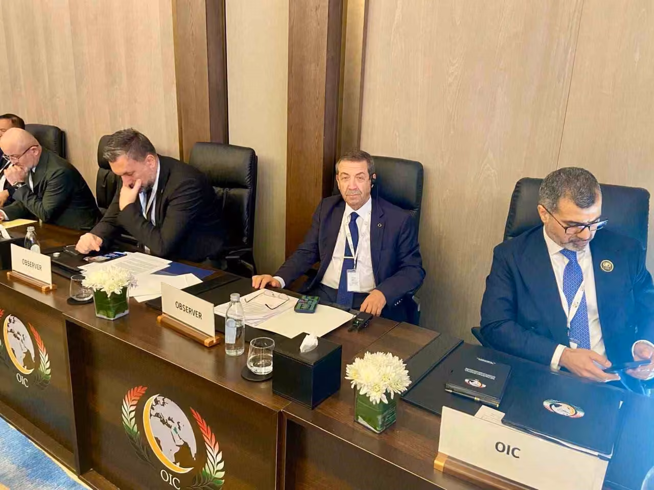 KKTC Dışişleri Bakanı Ertuğruloğlu, İİT Dışişleri Bakanları Konseyi Toplantısı’nda