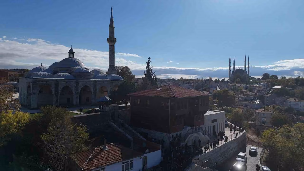 Edirne Muradiye Mevlevihanesi 101 yıl sonra yeniden kapılarını açtı