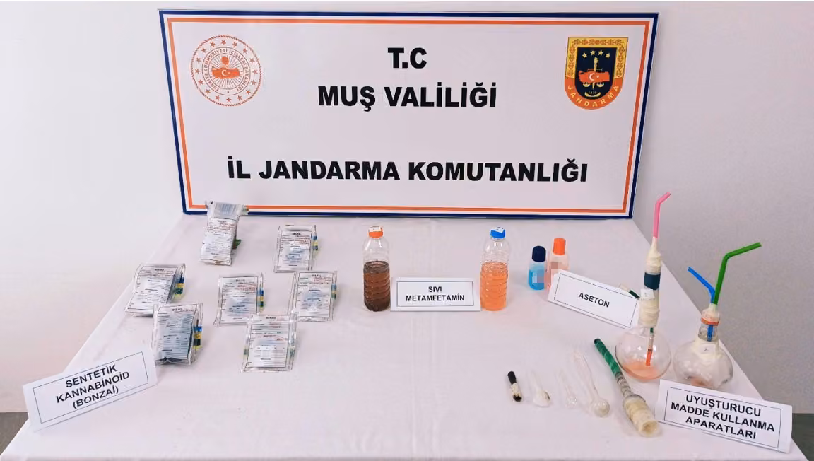 Muş’ta uyuşturucu operasyonunda 1 kişi tutuklandı