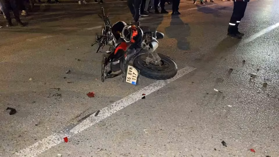 Bursa’da feci kaza : 1 ölü 1 ağır yaralı