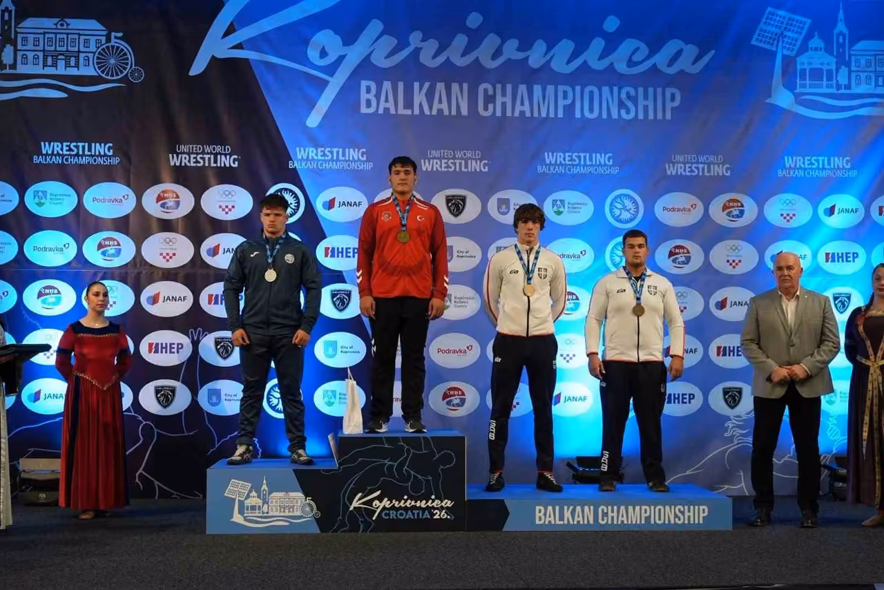 Manisalı güreşçi Balkan Şampiyonu oldu