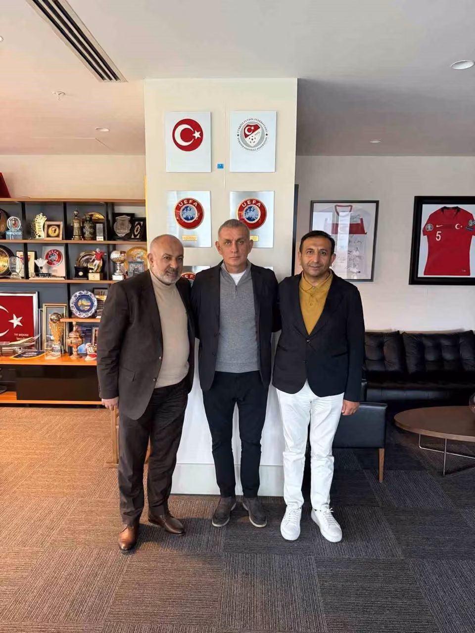 Ali Çamlı’dan TFF Başkanı Hacıosmanoğlu’na ziyaret