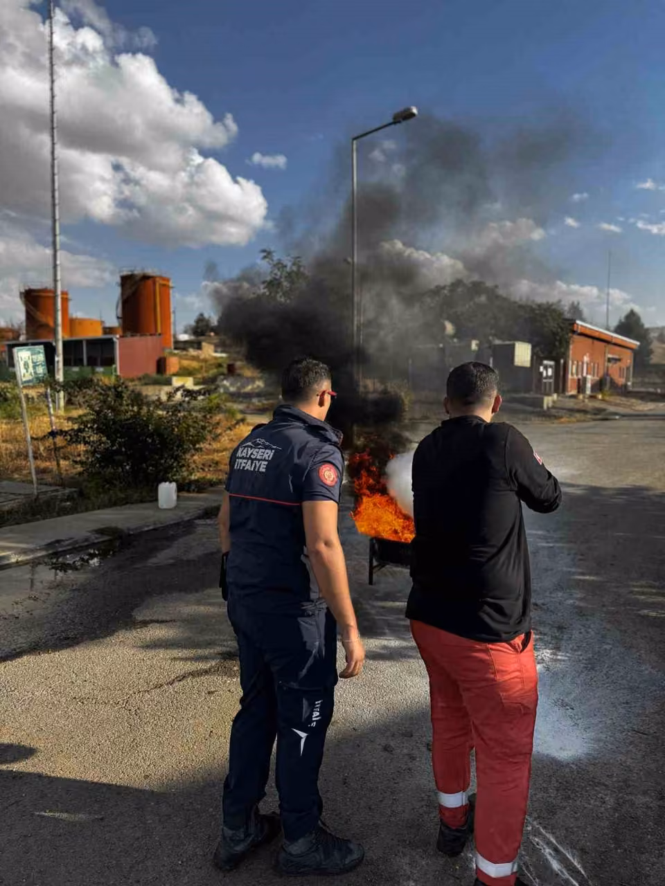 Kayseri İtfaiyesi’nden kapsamlı eğitim