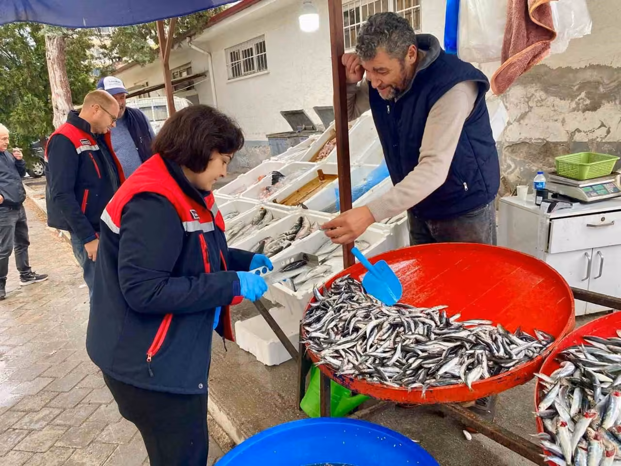 Dazkırı’da balık satış noktalarına denetim