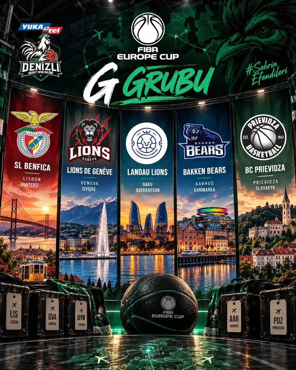 Denizli Basket’in Avrupa heyecanı başlıyor