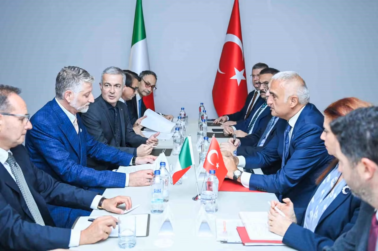 Bakan Ersoy, İtalyan mevkidaşı Giuli ile bir araya geldi