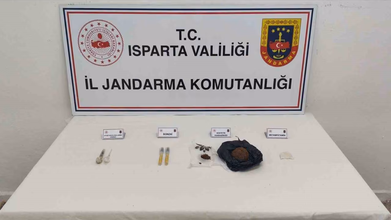 Isparta’da uyuşturucu operasyonlarında 62 şüpheli yakalandı