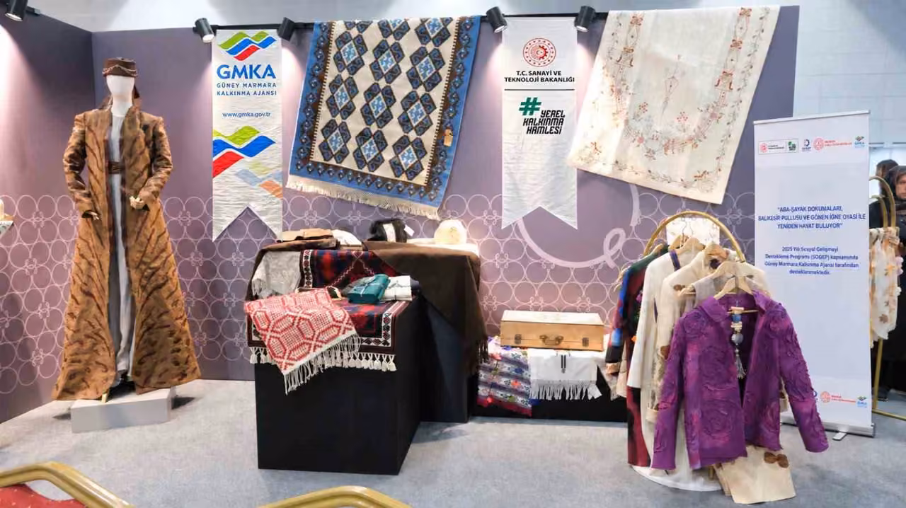 Balıkesir’in asırlık el sanatları Craftİstanbul Fuarı’nda sergilendi