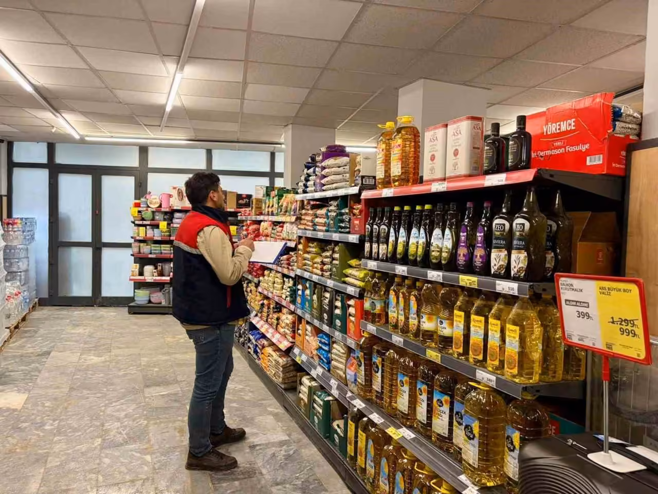 Afyonkarahisar’da market fiyatları TÜFİS kapsamında takip edildi