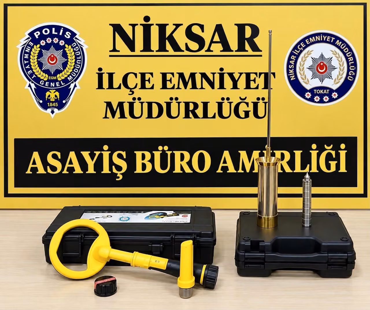 Tokat’ta kaçak defineciler suçüstü yakalandı