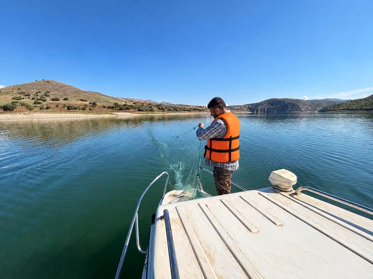 Elazığ’da sonbahar dönemi balık örnekleme çalışmaları