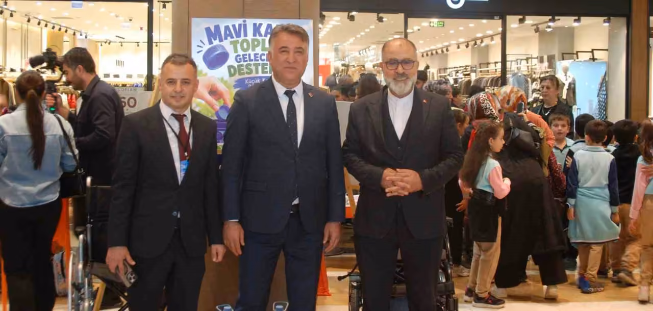 Kahramanmaraş’ta mavi kapaklarla 15 bin 700 engelli vatandaşa umut oldular
