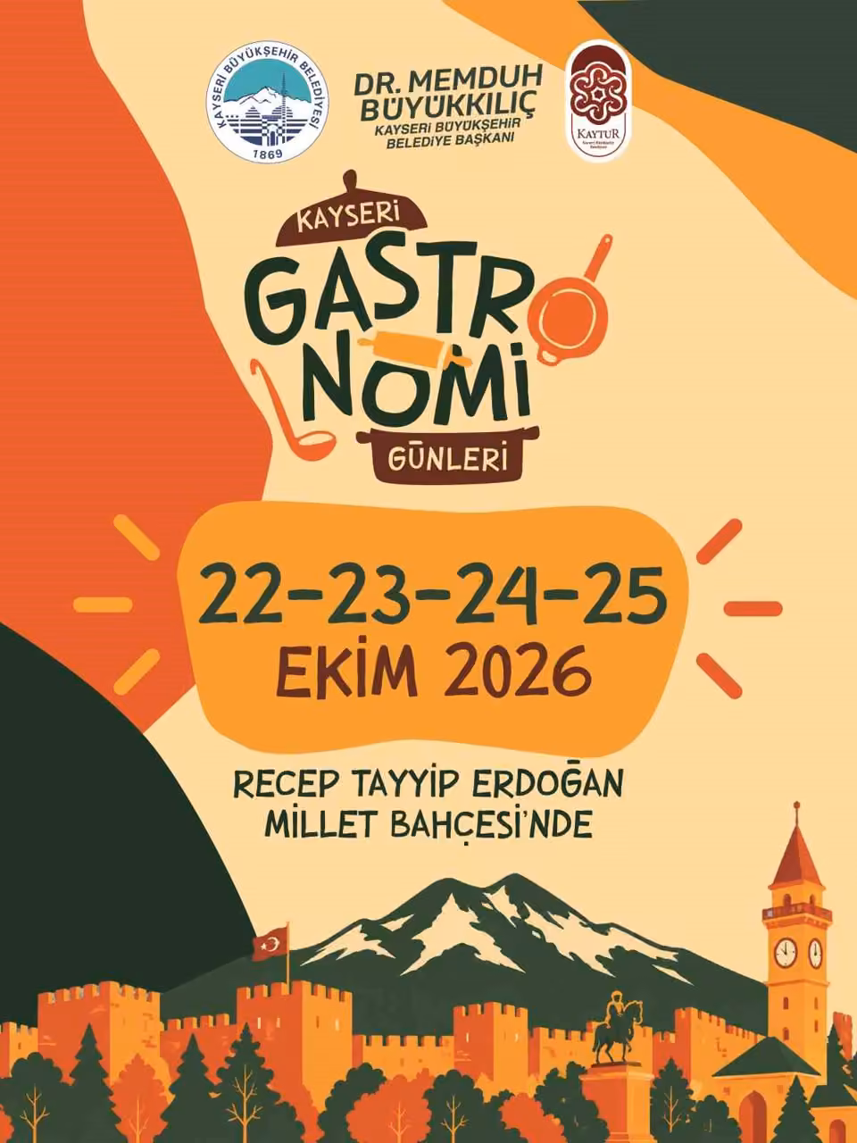 Kayseri Gastronomi Günleri’nde ev hanımları ve minik şefler yarışacak