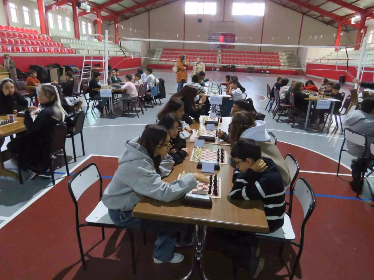 29 Ekim Cumhuriyet Bayramı kapsamında satranç turnuvası düzenlendi