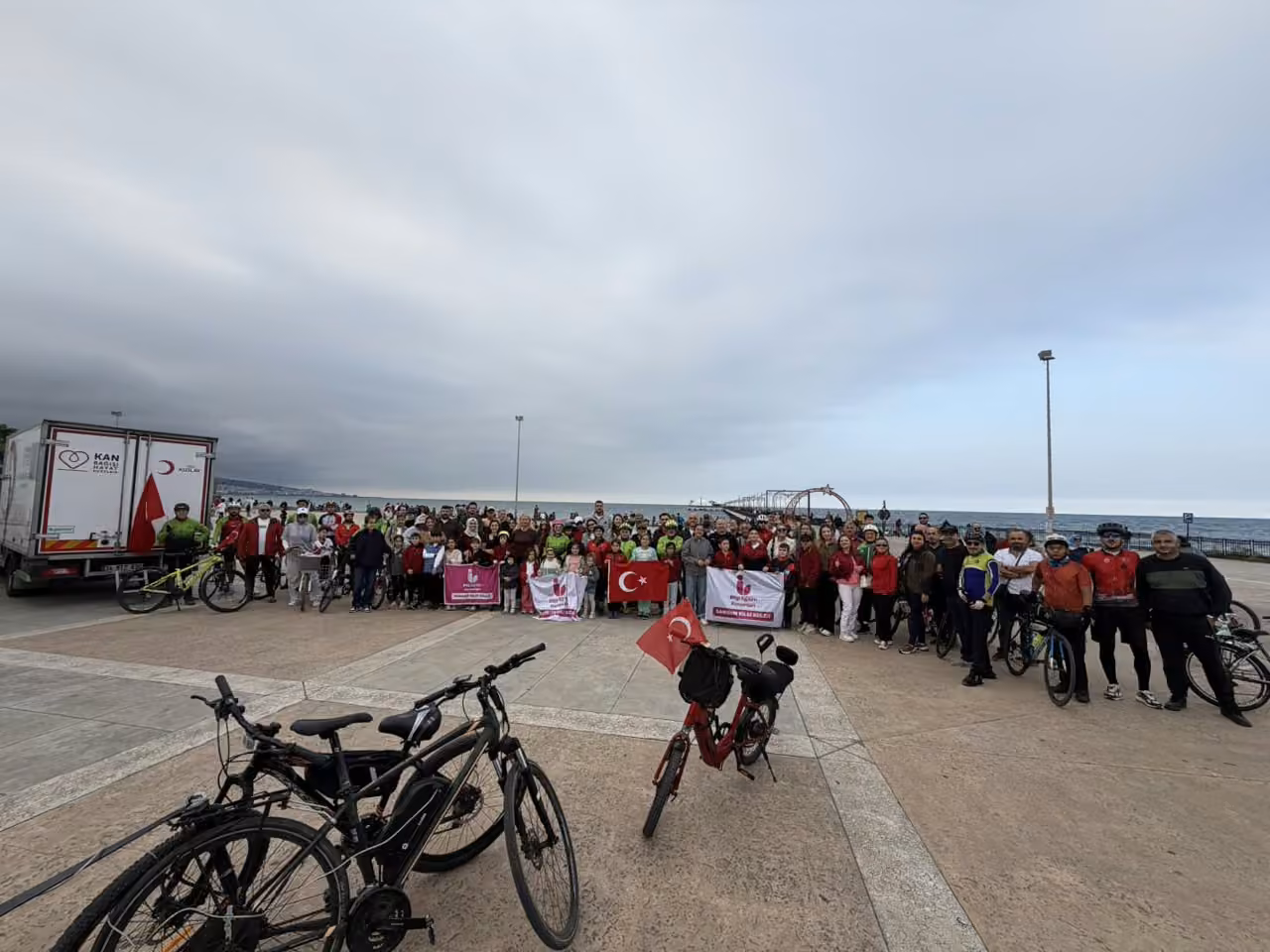 Samsun’da Cumhuriyet Bayramı kutlamaları kapsamında pedal çevrildi