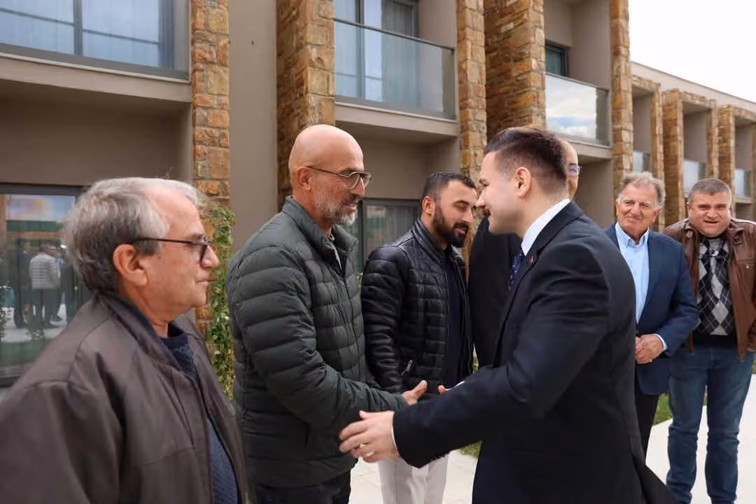 Gökçeada’da Kaymakam Acar ile muhtarlar bir araya geldi