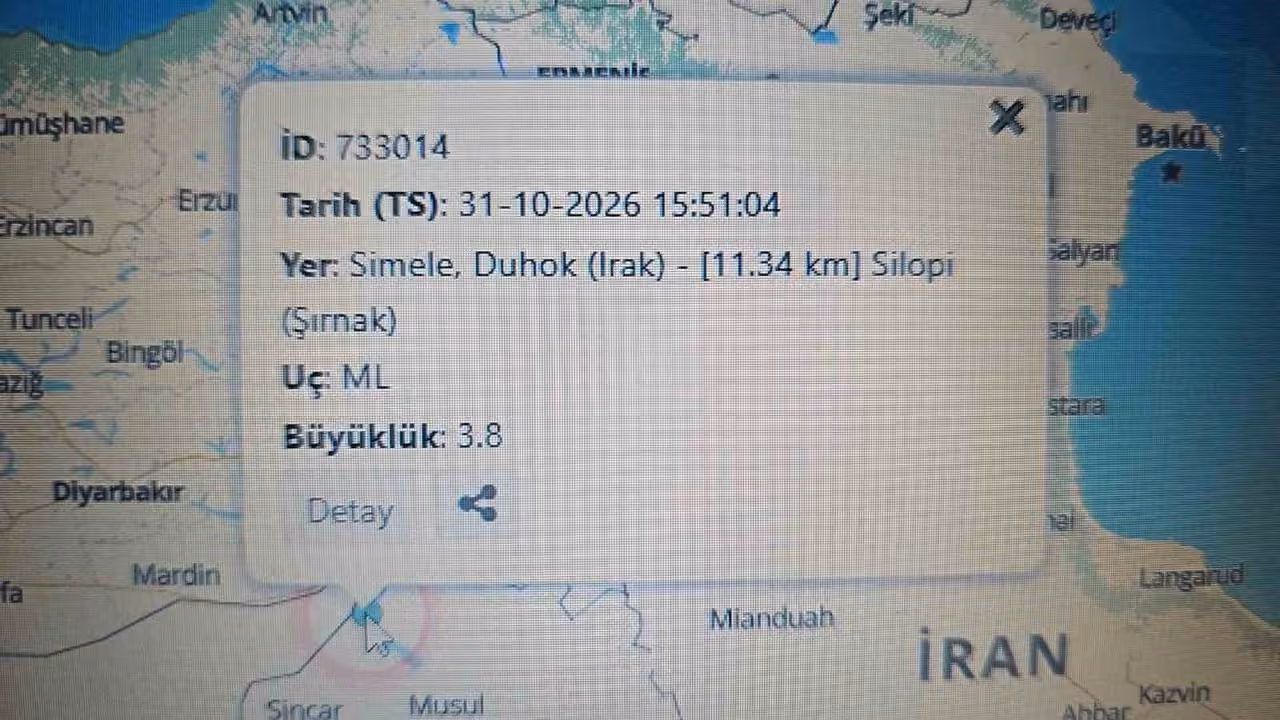 Irak’taki deprem Şırnak’ta da hissedildi