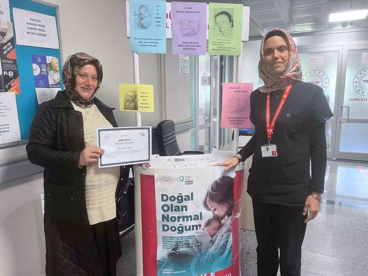 Anne adayları normal doğum konusunda bilgilendirildi