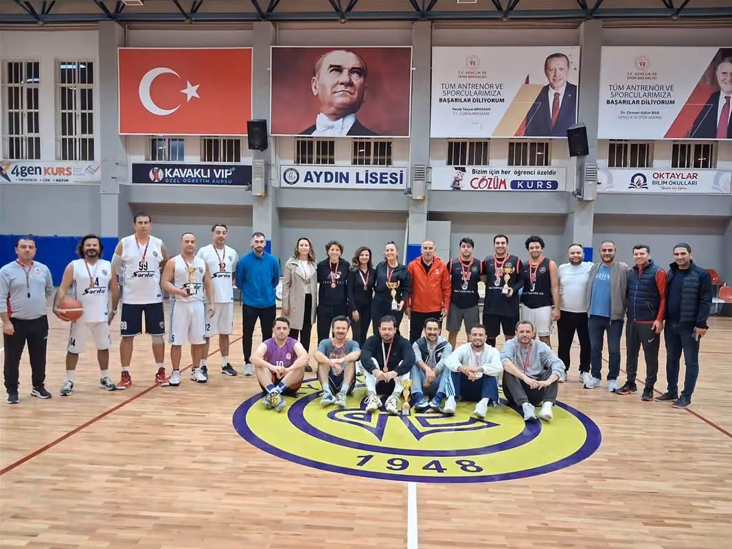 Aydın’da kamu çalışanları basketbol turnuvasında buluştu