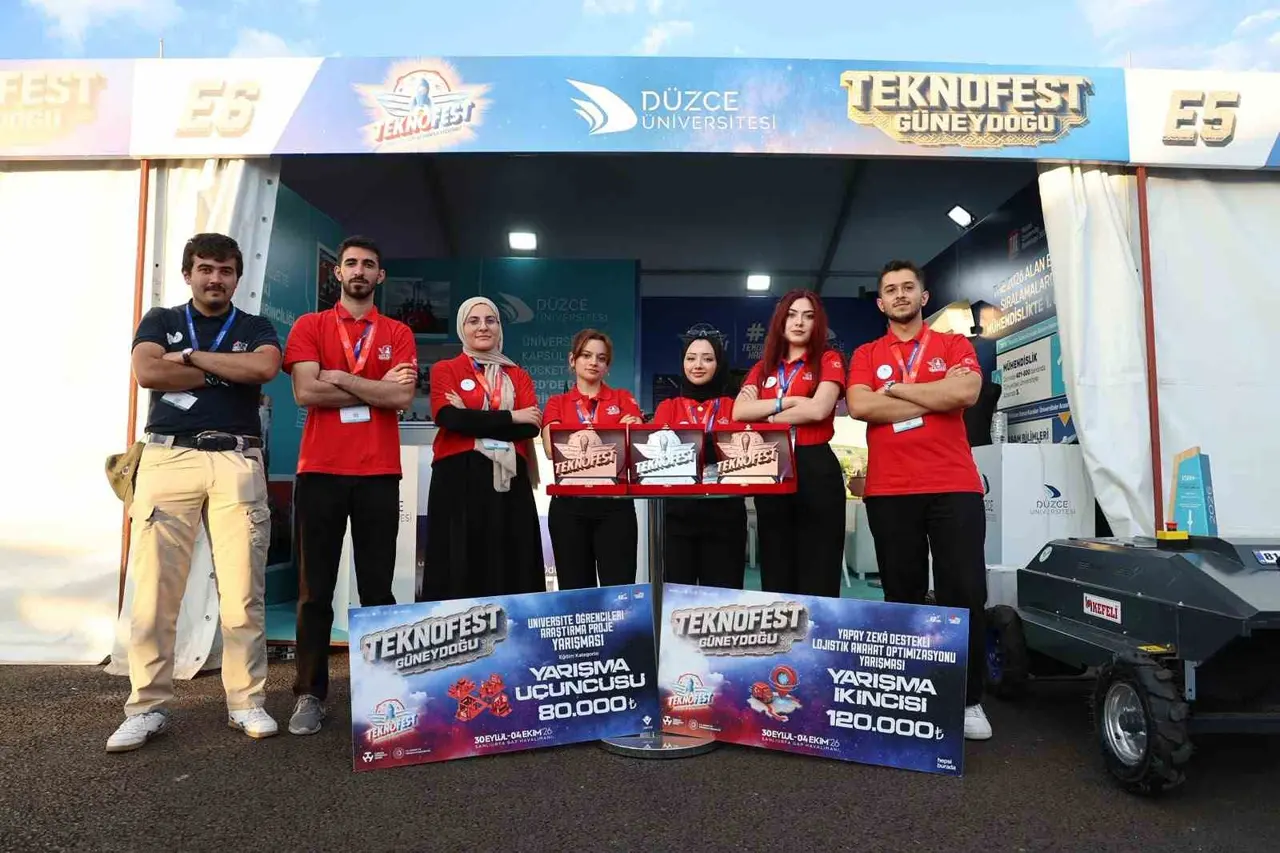 Düzce Üniversitesi beş alanda 5 ödülle
