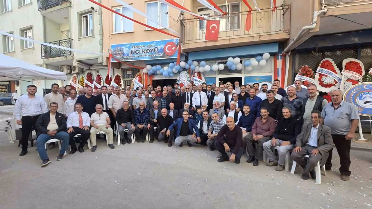 Erzurum Oltu İnci Köyü Derneği Gürsu’da hizmete açıldı