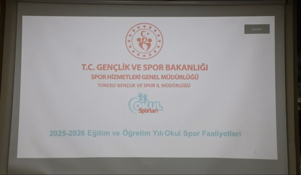Tunceli’de okul sporları için işbirliği