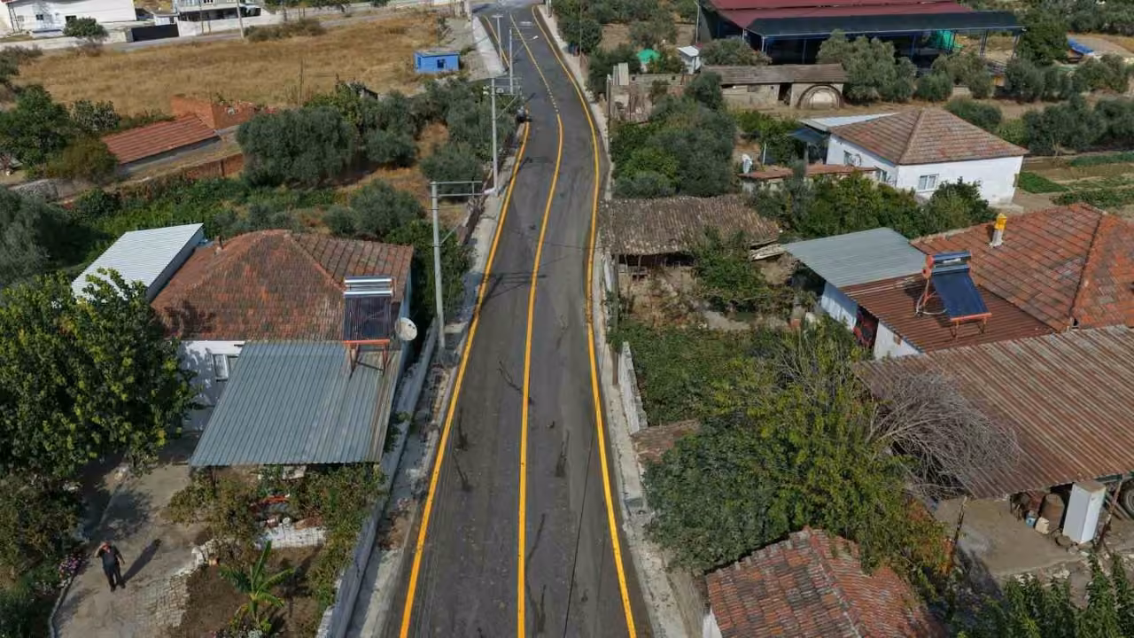 Dereköy’de ulaşım konforunu artıracak çalışma tamamlandı