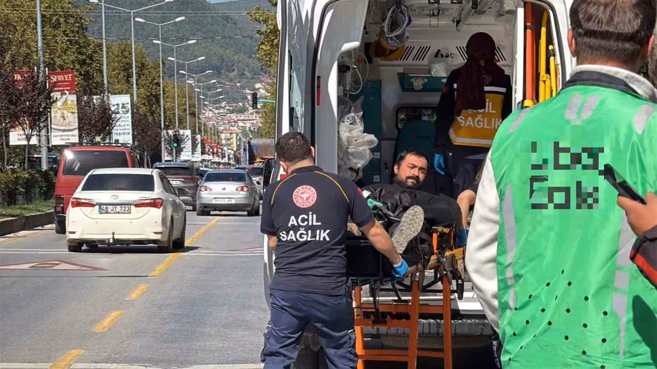 Menteşe’de kırmızı ışık ihlali kazaya neden oldu: 1 yaralı