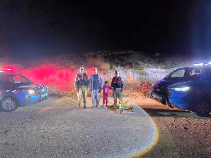 Kilis’te kaybolan 6 yaşındaki otizmli çocuk dronla bulundu