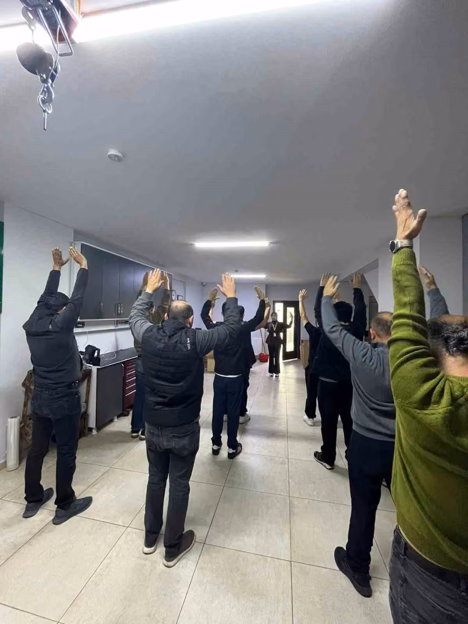 Düzce’de esnafa sabah sporu