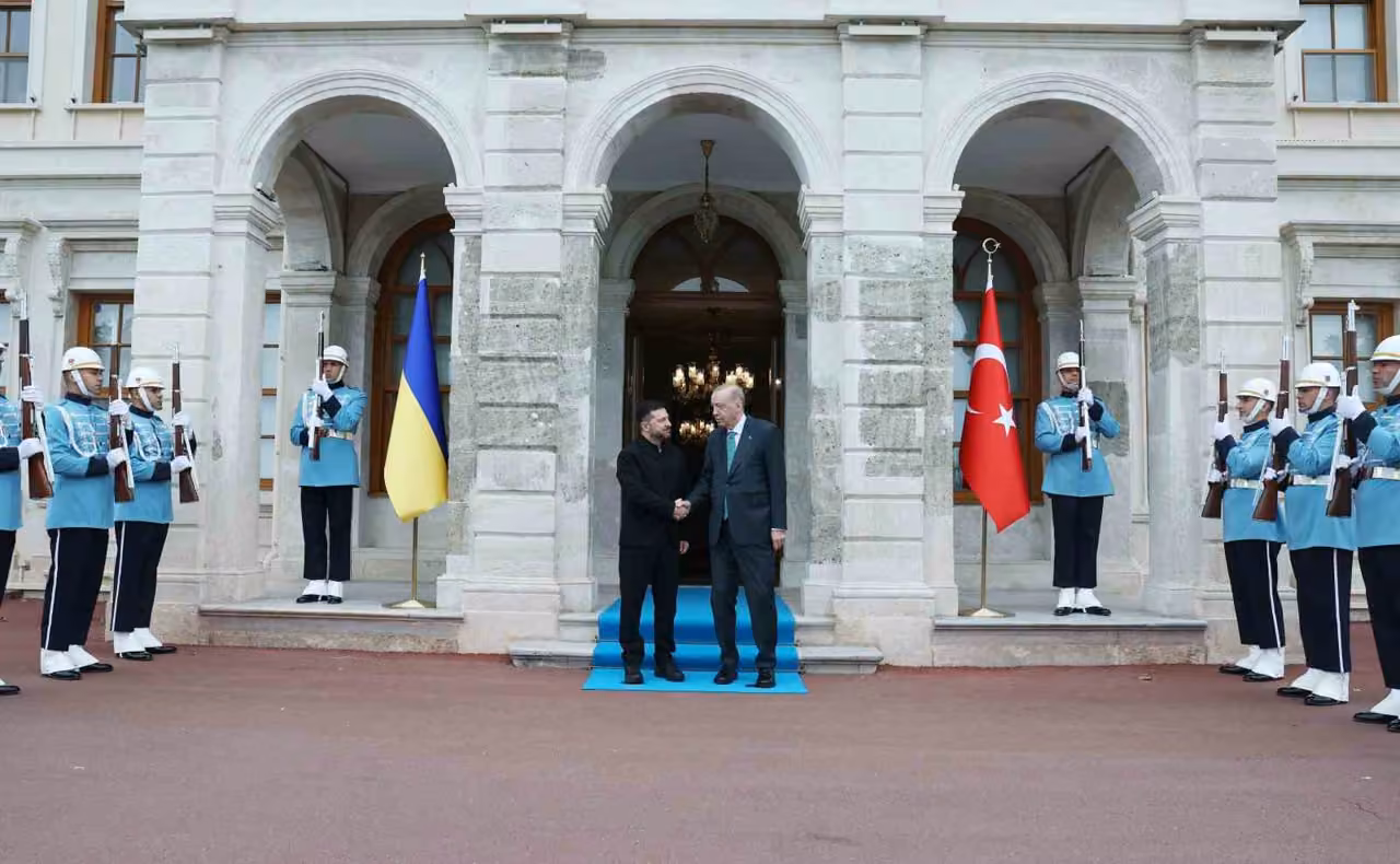 Cumhurbaşkanı Erdoğan, Zelenskiy ile Dolmabahçe’de bir araya geldi