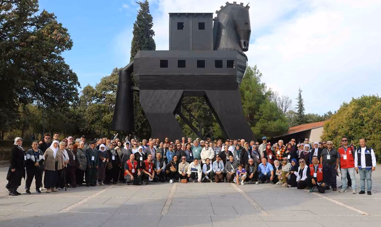 Şehit ailelerinden Çanakkale ziyareti