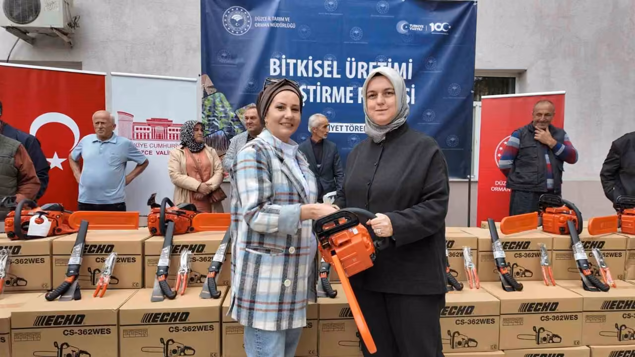 Fındıkta verim ve kalite için ekipman desteği