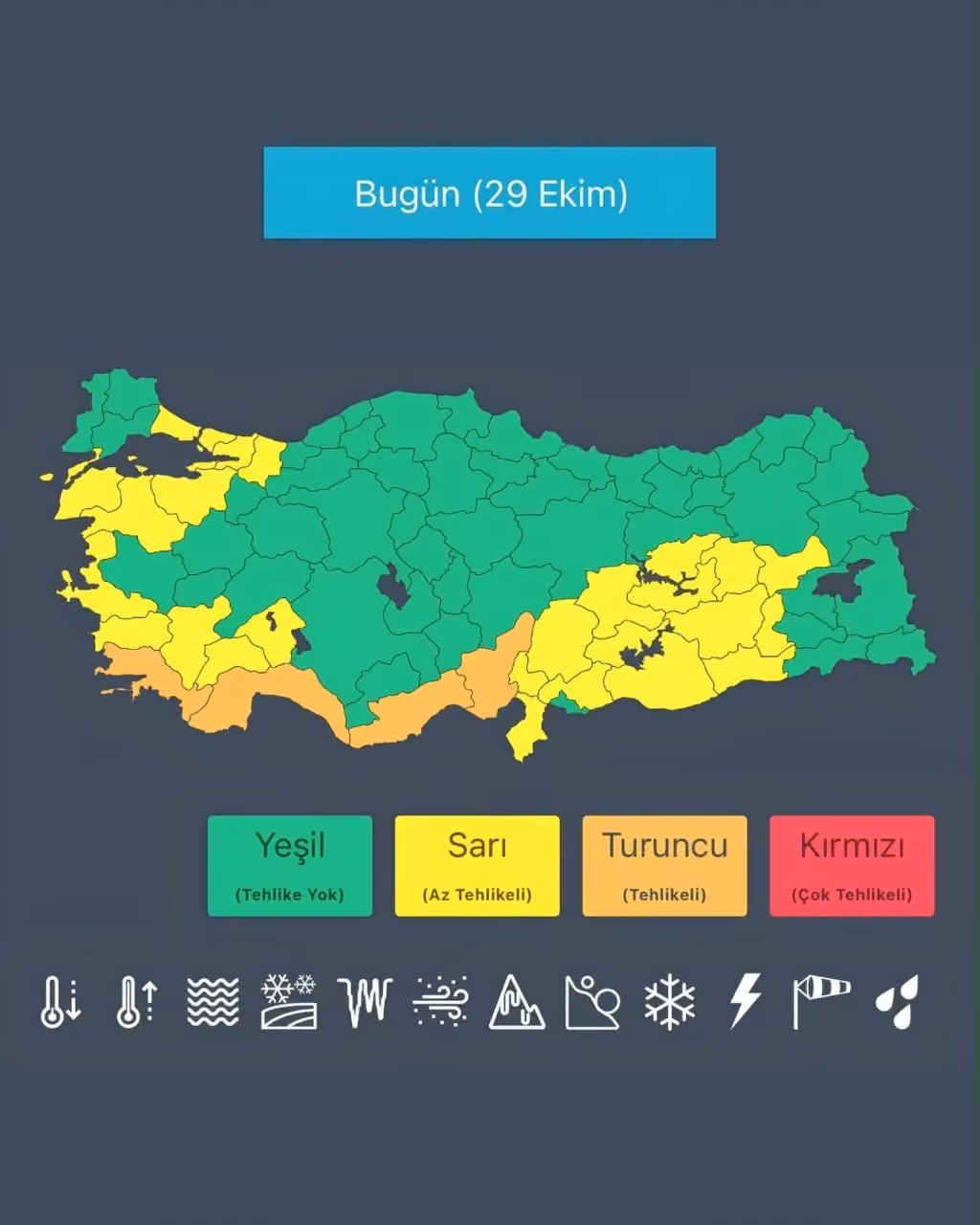 Bakan Çiftçi’den kuvvetli sağanak yağış uyarısı