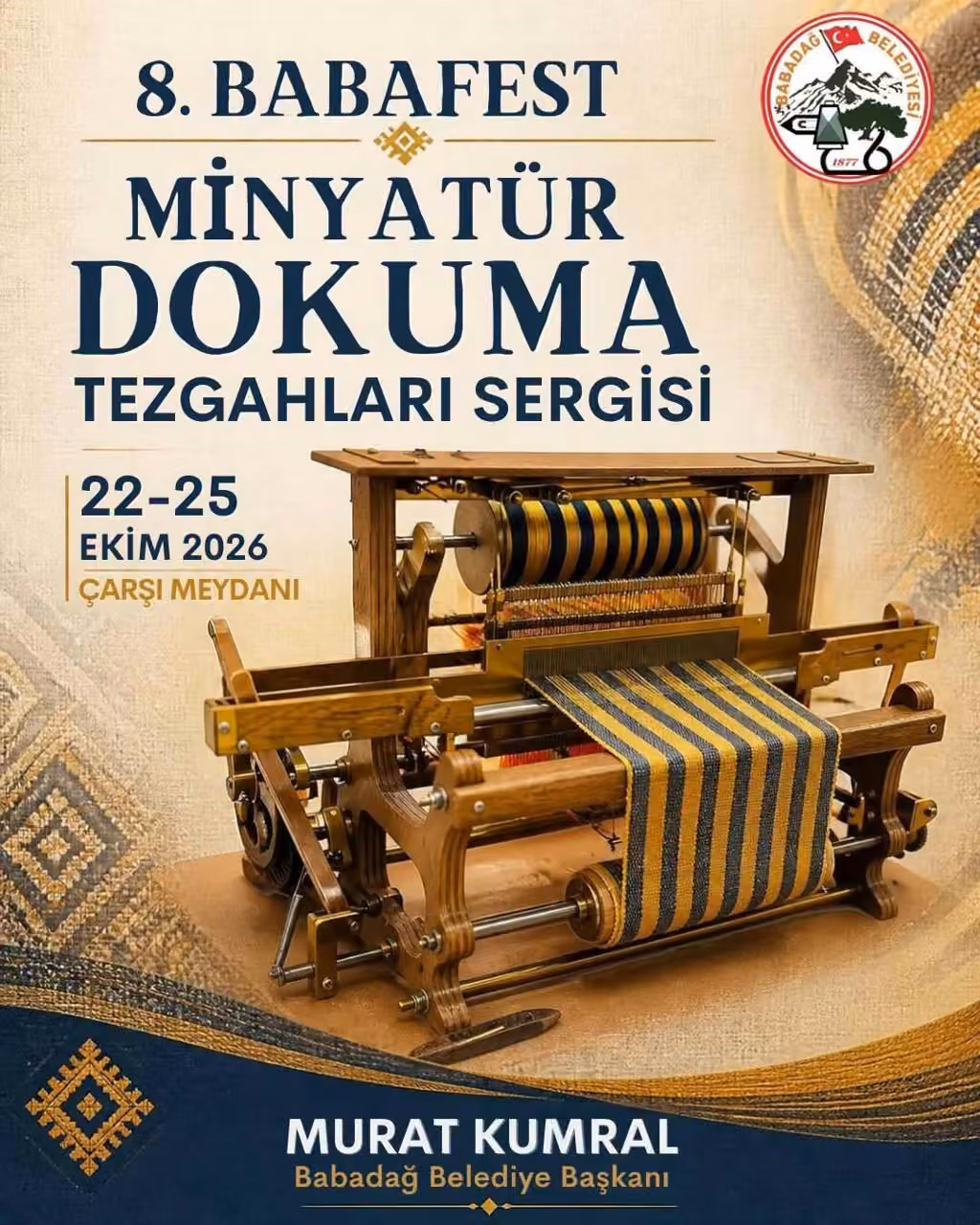 Babadağ’ın asırlık dokuma mirası 8. BABAFEST’te sergilenecek